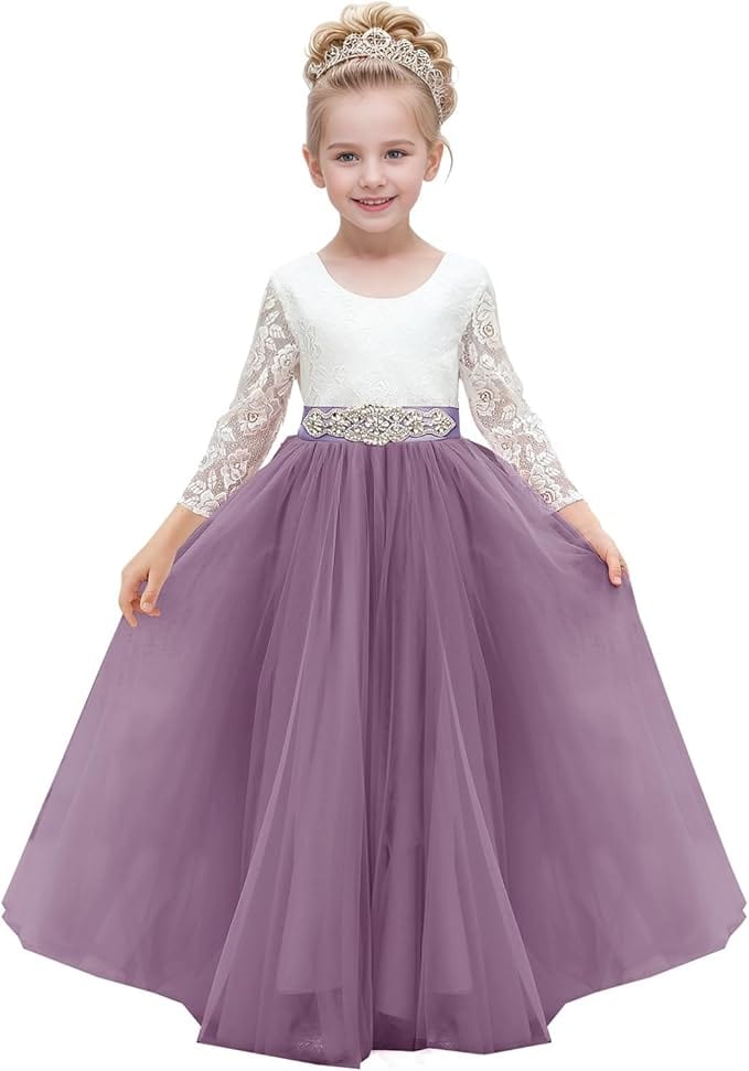 18m / Lilac Flower Girl Dress