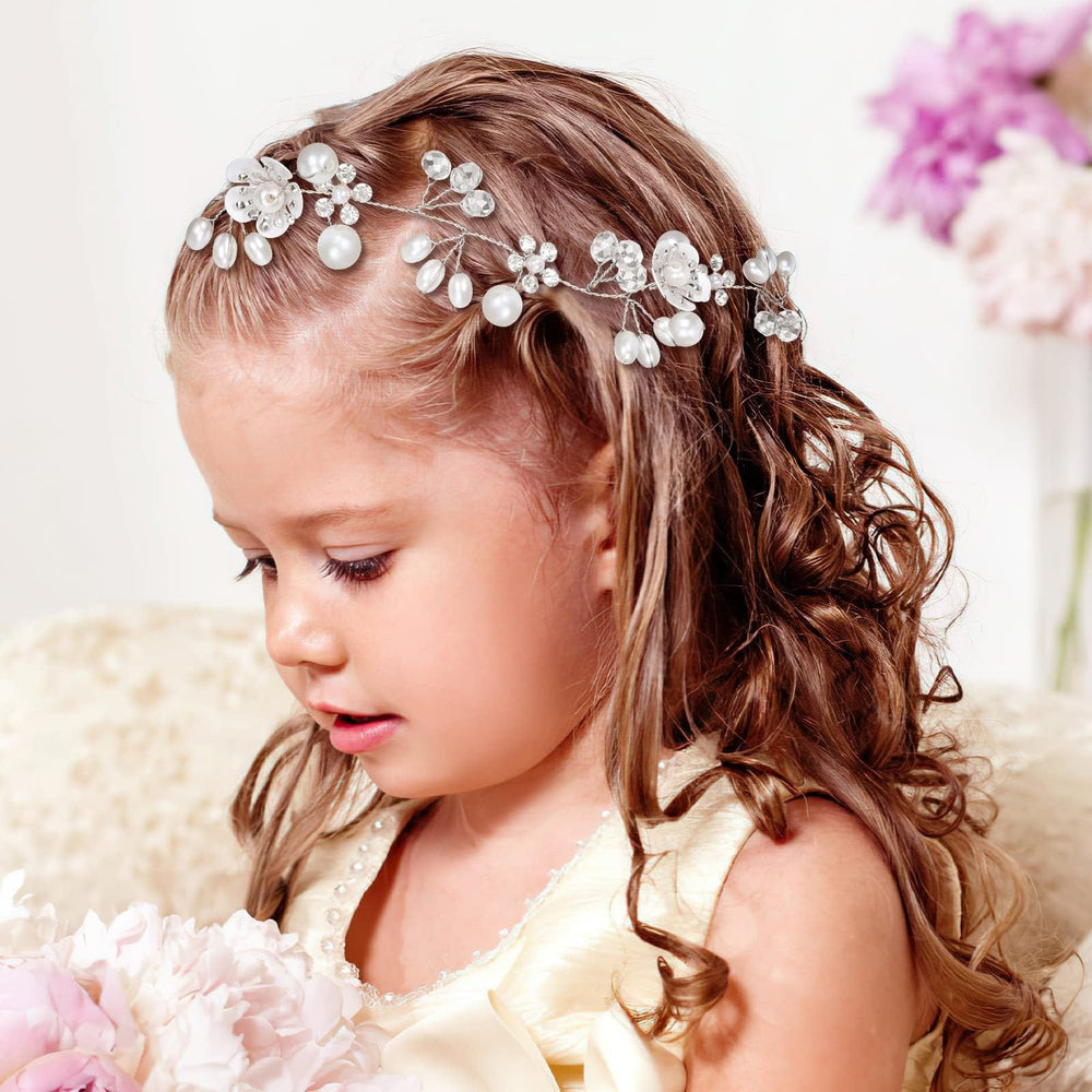 Sunnypetal Flower Headpiece Headband for Flower Girls